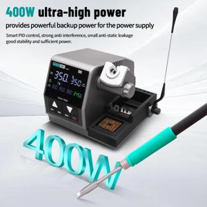 SUGON T61 납땜 스테이션 400W 호환 납땜 인두 팁 C470/245/210 대형 솔더 조인트 용접 재 작업 스테이션