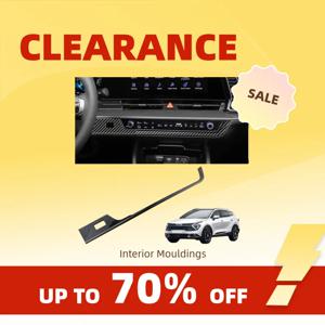 기아 스포티지 NQ5 5 2022 2023 2024 에어컨 AC 스위치 패널 프레임 커버 스티커 장식 스트립 인테리어 A