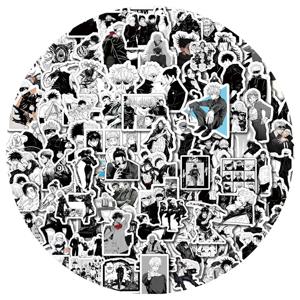 10/30/50/100pcs Jujutsu Kaisen 낙서 스티커 애니메이션 Satoru Gojo 데칼 방수 어린이 만화 DIY 멋진 스티커 장난감 선물