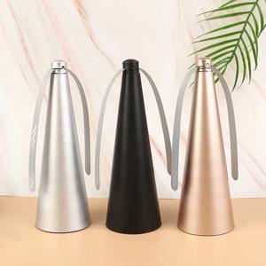 자동 해충 방제 팬 휴대용 자동 플라이 캐쳐 화학 물질 없음 플라이를 멀리 유지 야외 및 실내용 배터리 구동