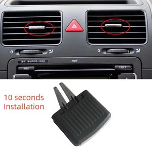 1/4/6PCS 자동차 앞 뒤 대시 A/C 공기 배출구 그릴 VW 골프 5 MK5 GTI Jetta A5 MK5 GLI Rabbit 2004-2011 용 슬라이드 클립 조정