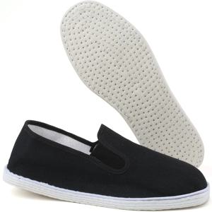 2025 남자의 중국어 번체 쿵푸 태극권 코튼 단독 캔버스 신발 블랙 무술 천 신발 스포츠 운동화