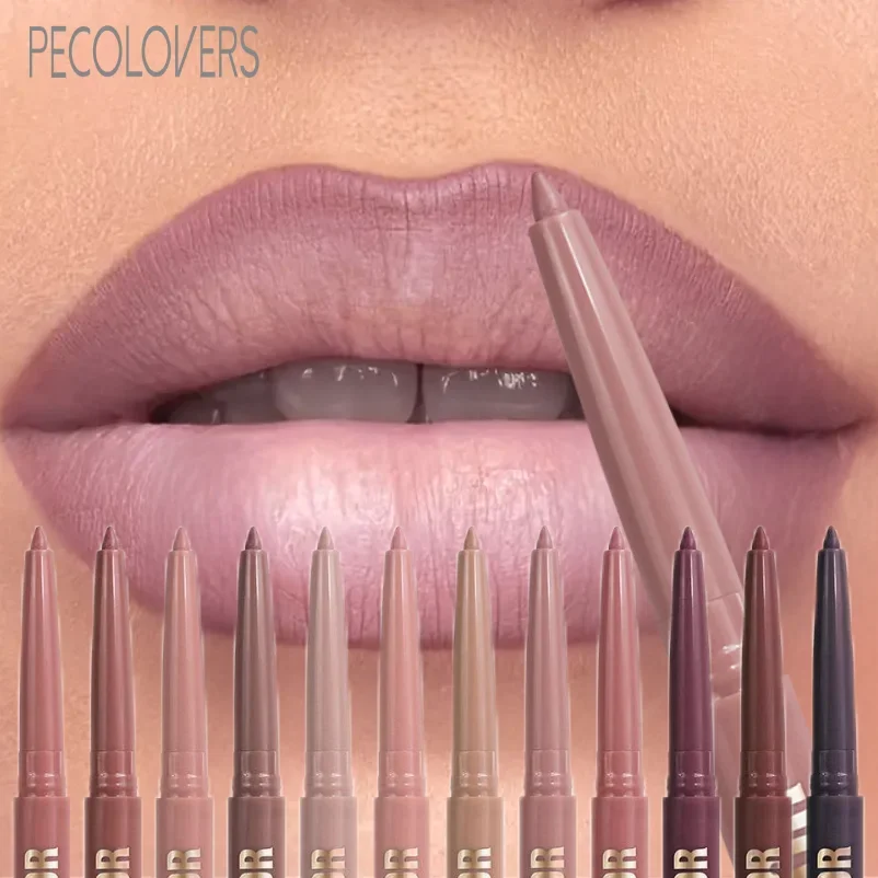 1PC 매트 립 라이너 펜 - 오래 지속되는, 방수, 쉬운 글라이드, 보습 모든 피부 타입에 적합, 립 메이크업