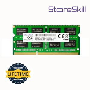StoreSkill 메모리 DDR3L 노트북 4GB 8GB 10600 1333 12800 1600 DDR3 노트북 Ram SODIMM Memoria