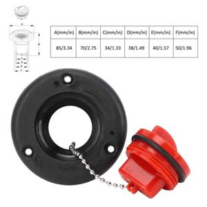 액세서리 물 탱크 커버 주입 배출구 연료 입구 내구성 교체 캡 부품 RV 캐러밴 38mm 필러 전문 요트