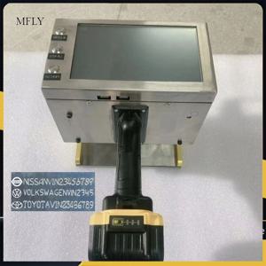 금속 조각기 휴대용 무선 펀칭 핀 피닝 XY/SD-4-12030 코드 VIN 번호 마킹 자동차 프레임 (배터리 2개 포함)