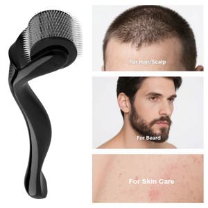 티타늄 더마펜 롤러 발모 수염 540 마이크로니들 롤러 얼굴 피부 관리 MTS 마이크로 니들 롤러 메조테라피 사용