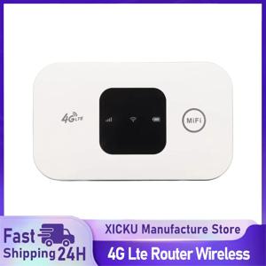 4G Lte 라우터 무선 와이파이 휴대용 모뎀 미니 야외 핫스팟 포켓 Mifi 150mbps Sim 카드 슬롯 리피터 3000mah