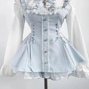 New Autunm 일본 빈티지 고딕 2 피스 세트 여성 캐주얼 하위 문화 Y2k 디자인 드레스 세트 하라주쿠 우아한 펑크 세련된 의상