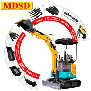 농업용 굴삭기 0.8-2톤 트랙형 디젤 소형 굴착기 정원 및 소형 건설용 미니 굴삭기 쿠보타 저가