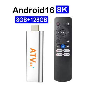 초고속 Q15 8K 안드로이드16 TV 스틱 Allwinner H313 5G 와이파이 BT6.0 4K 비디오 AV1 구글 어시스턴트 8GB 128GB 안드로이드 16 미디어 플레이어