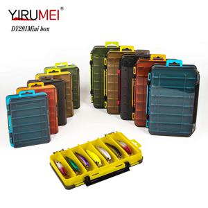 양면 낚시 도구 상자 12-14칸 미끼 루어 훅 보관함 낚시 도구 액세서리 보관함 잉어 낚시용 워블러