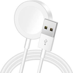 애플 아이워치용 시계 충전기 타입 C/USB 포트 휴대용 무선 마그네틱 충전 케이블 독