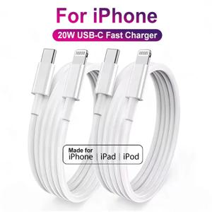 MFi 인증 LAIHONEN 1pc 2pcs Type C-Lightning 케이블 고속 충전 iPhone 13 충전기에 적합 USB Type C 적합