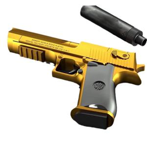 강력한 데저트 이글 장난감 총 쉘 에어소프트 권총 소프트 폼 탄환 야외 CS 페인트볼 사격 게임 생일 선물