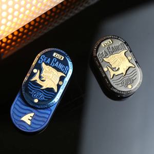 상어 모양 기계식 피젯 슬라이더 EDC 피젯 장난감 사무실 책상 장난감 불안 스트레스 해소 장난감 성인 선물