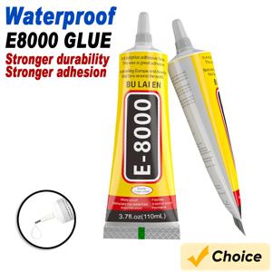 15/50/110ml E8000 다목적 액체 접착제 보석 공예에 대 한 슈퍼 강한 접착제 라인 석 DIY 전화 화면 유리 네일 젤