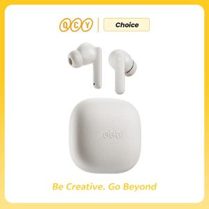 QCY Buds TWS 블루투스 5.3 무선 이어폰 10mm 다이나믹 드라이버 AI 바람 소음 감소 이어버드 0.68초 저지연 35시간 헤드폰