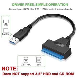 쿨서크 USB 3.0 PD - 2.5인치 외장 HDD SSD 하드 드라이브 어댑터 SATA-USB 하드 디스크 어댑터 케이블