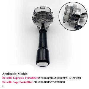 Breville 커피 포타필터 도징 깔때기, 커피 도징 링, 에스프레소 액세서리, 54mm, Breville 870 878 880 450/500