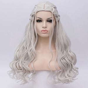HAIRJOY ​​합성 머리 다에네리스 타르가리엔 코스프레 가발 파티 의상용