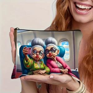 베스트 프렌드 테마 보관 가방, 세면 용품 가방, 여행용 보관 가방, 화장품 가방, 완벽한 간호사의 날 선물, 어머니의 날 선물