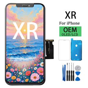 100% 우수한 OEM 아이폰 XR LCD 디스플레이 터치 스크린 디지타이저 어셈블리 아이폰 XR LCD 교체용 A2105 A2106
