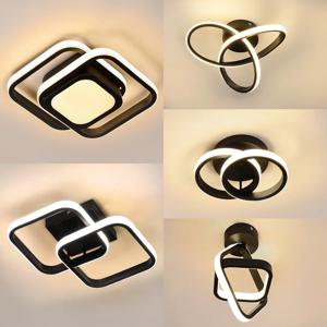 LED 천장 조명 현대적인 스타일 기하학적 모양 통로 복도 조명 벽 조명 주방/침실 조명 110V 흰색/따뜻한 빛