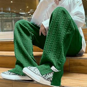 남성용 배기 바지 스포츠웨어 가을 겨울 남성용 바지 체육관 힙합 트랙수트 블랙 팬츠 캐주얼 패션 조거 팬츠 스웨트팬츠 남성용