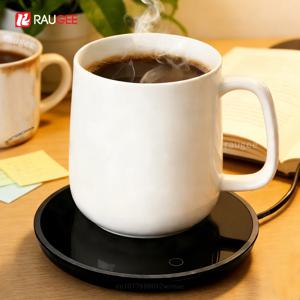 컵 워머 USB 컵 히터 커피 머그 워머 가정용 사무실용 전기 히팅 코스터 데스크탑 밀크 티 컵 워머 히터