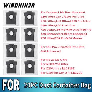 드리미 X30/X40/X50 울트라 X30/X50/X40 프로 L40 울트라 L10s 프로 울트라 L30s 울트라 모바 E30 울트라 S30 프로 울트라용 먼지봉투 부품