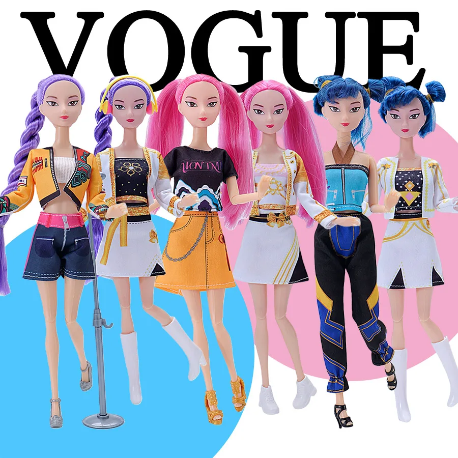 이 놀랍도록 새롭고 유행하는 인형 의상은 6세트로 제공되며, 11.5인치 인형에 딱 맞습니다. 모두 수집하고 최고의 즐거움을 누리세요