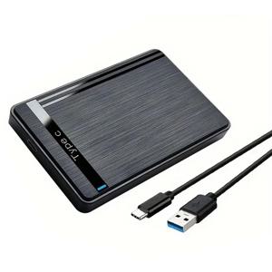 2.5인치 외장 하드 드라이브 케이스 USB 3.0/2.0/타입 C to SATA 하드 디스크 케이스 SSD 외장 스토리지 HDD 케이스 컴퓨터용