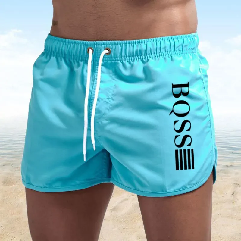 남성용 속건성 반바지; 통기성 속건성 서핑 비치 반바지; 남성용 피트니스 반바지; 신축성 있는 허리밴드 반바지