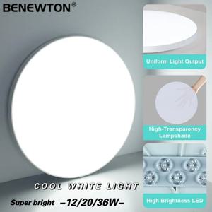 현대식 원형 LED 천장등 방진 방습 시원한 백색광 LED 천장 조명 침실 욕실 식당 주방용