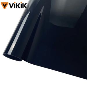 PET 광택 피아노 블랙 자동차 바디 필름 비닐 랩 스타일링 데칼 자가 접착 오토바이 자동차 색상 변경 스티커