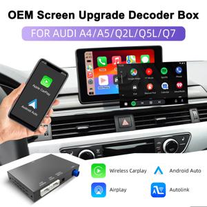 아우디 A4 A5 Q2L Q5L Q7 2014-2022 모델용 무선 카플레이 안드로이드 오토 레트로핏 키트 (MIB 시스템, 360도 카메라, OEM 통합)