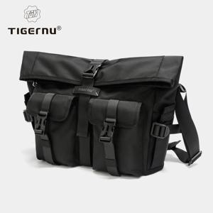 Tigernu 패션 메신저 가방 남성 어깨 가방 13.3 인치 노트북 가방 남성용 야외 크로스 바디 가방 사이클링 가방 소년 메신저