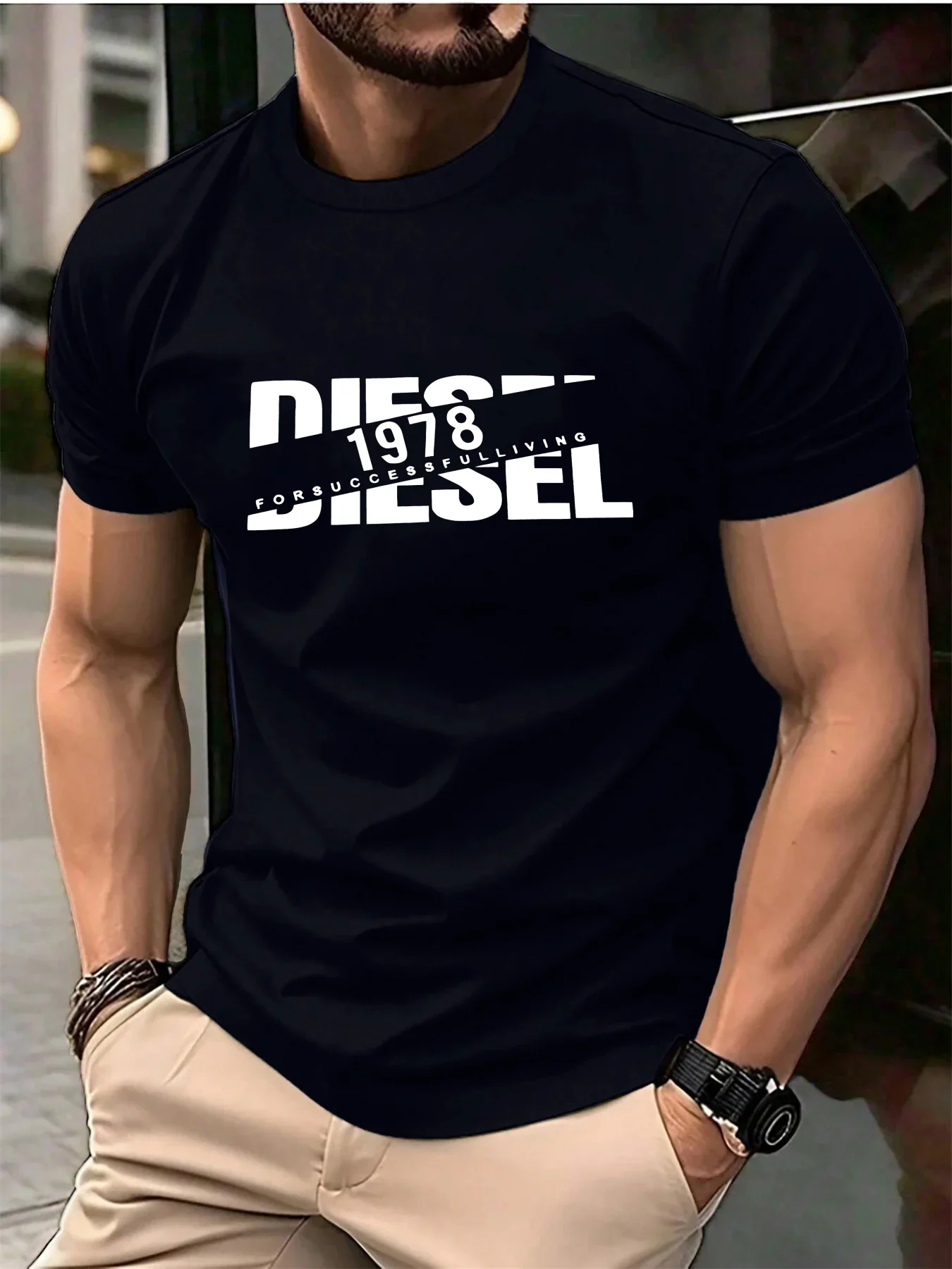 2026년 새로운 트렌드 핫한 남녀 패션 티셔츠, 블랙 티셔츠, 편안한 여름 티셔츠, 반팔 패션 브랜드