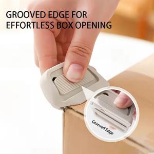 2025년 신형 자석 박스 커터 - 세라믹 블레이드가 있는 접이식 다용도 칼, 어린이, 가정 및 사무실용, 판지용