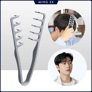 볼류마이징 와이드 치아 헤어 스타일링 빗 푹신한 질감의 스타일링 빗 뿌리 푹신한 한국 스타일 솔기 커버 앞머리 헤어 빗