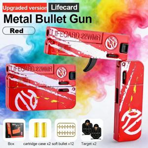 리얼룩 미니 라이프 카드 장난감 총 작은 총 남자아이 8세 이상 생일 선물 드롭쉽 쇼피파이