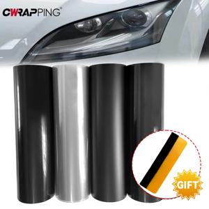 자동차 헤드라이트 틴트 테일라이트 방수 비닐 랩 자동차 안개등 스모크 블랙 테일링 램프 DIY 스티커 필름 자동차 액세서리