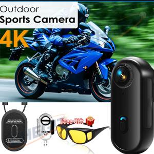 4K 포켓 자석식 POV 브이로그 카메라 휴대용 바디 레코더 미니 WiFi 방수 액션 카메라 헬멧 자전거 스포츠 아이웨어 선물