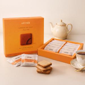 [아티제] 솔트카라멜 초콜릿 랑그드샤 쿠키(쇼핑백증정)