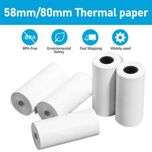 비즈니스 인쇄용 58mm/80mm 감열지 롤 영수증 프린터용 80mmx30mm 종이 롤 PAD POS 프린터 금전 등록기 용지