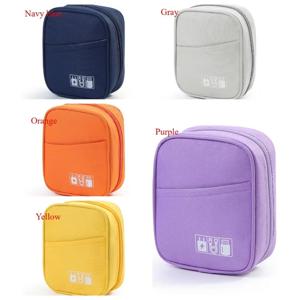 새로운 여행 주최자 전자 액세서리 운반 가방 케이블 와이어 용 휴대용 올인원 보관 가방