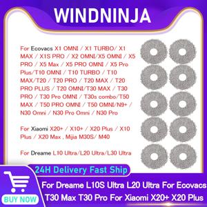 드림 L10S 울트라 L20 울트라, 샤오미 X20+ X10+ X20 플러스 X10 플러스, 에코백스 T30 맥스 T30 프로 로봇 진공 청소기용 걸레 천 부품