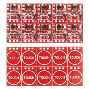 20-1000PCS/LOT 새로운 TTP223 터치 버튼 모듈 커패시터 유형 단일 채널 자동 잠금 터치 스위치 센서 아두이노 XCW용