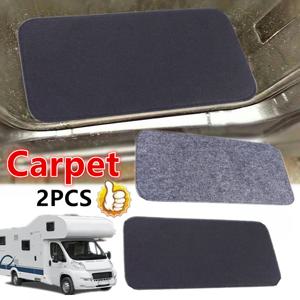 모터홈 카펫 스텝 매트 2개, 초흡수성 바닥 매트, 도어 매트 액세서리, 야외 여행 캠핑 RV 캡 도어 스텝 매트